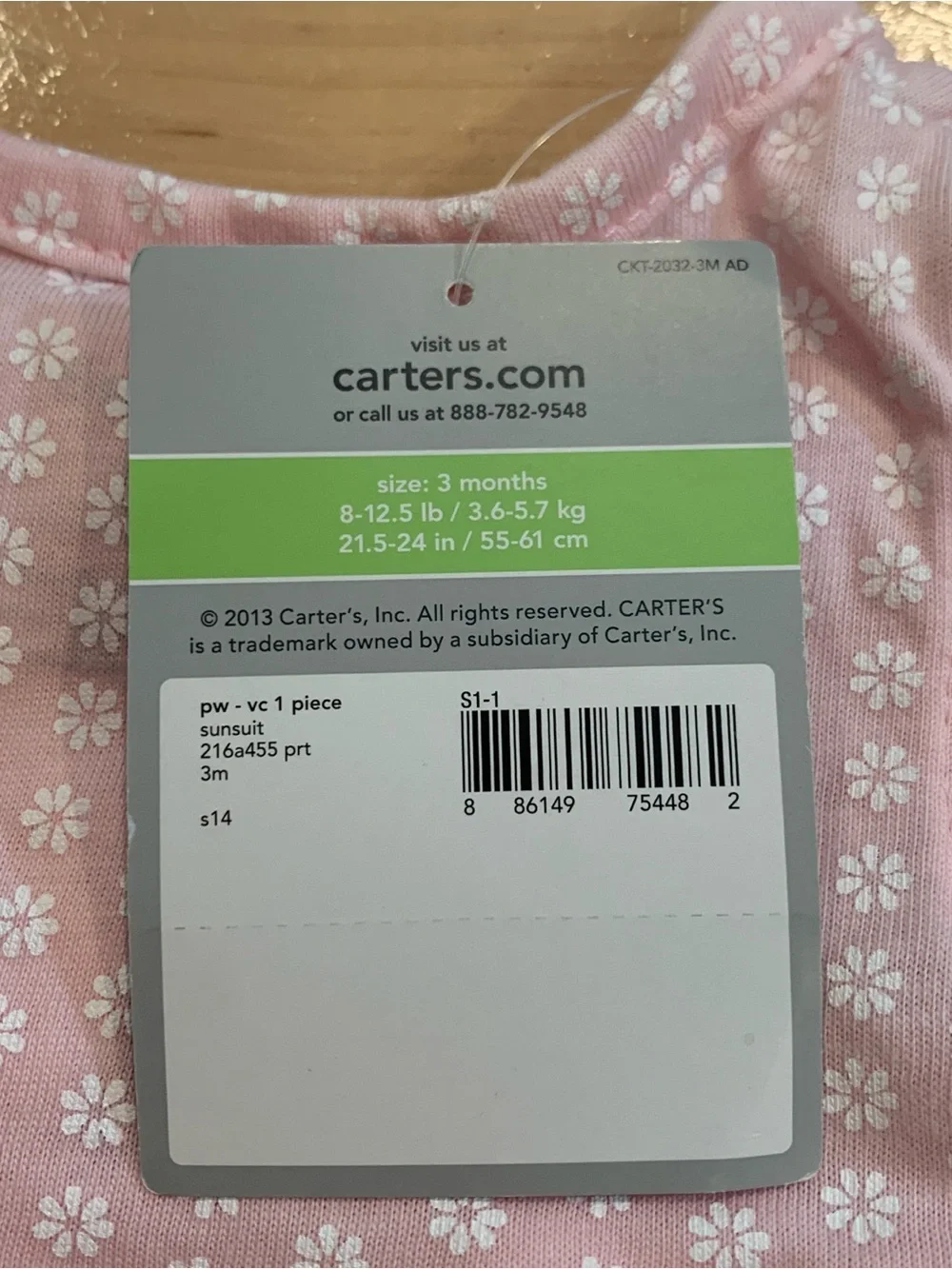New! Carter's Baby Girl Rompers Size 3 Months Set of 2 Outfits Butterfly Rainbow
